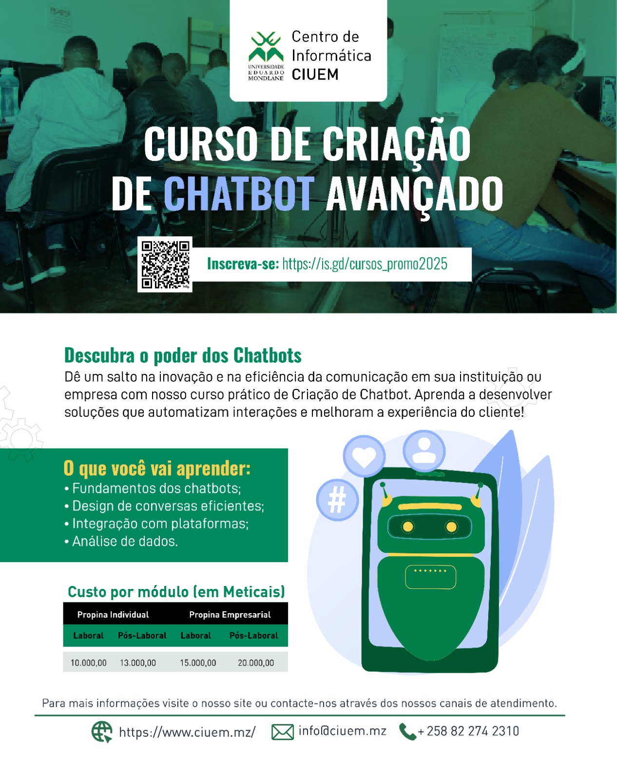 Curso de criação de CHATBOT avançado